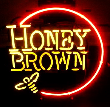 Honey Brown Neon Sign